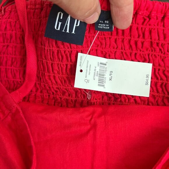 The GAP Set of 2 Linen Cotton Cropped Tube Tops US XL - Picture 5 of 6